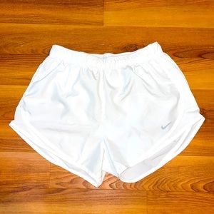 White Nike Tempo Shorts Size M